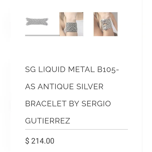 Sergio Gutierrez Liquid Metal Bracelet - Picture 10 of 10